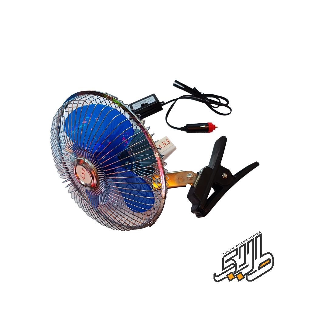 پنکه داخل کابین فندکی دو سرعته ۲۴ ولت بسته یک عددی - Image 2