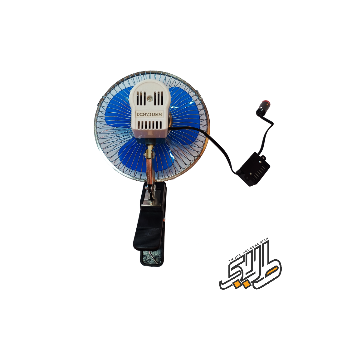 پنکه داخل کابین فندکی دو سرعته ۲۴ ولت بسته یک عددی - Image 3
